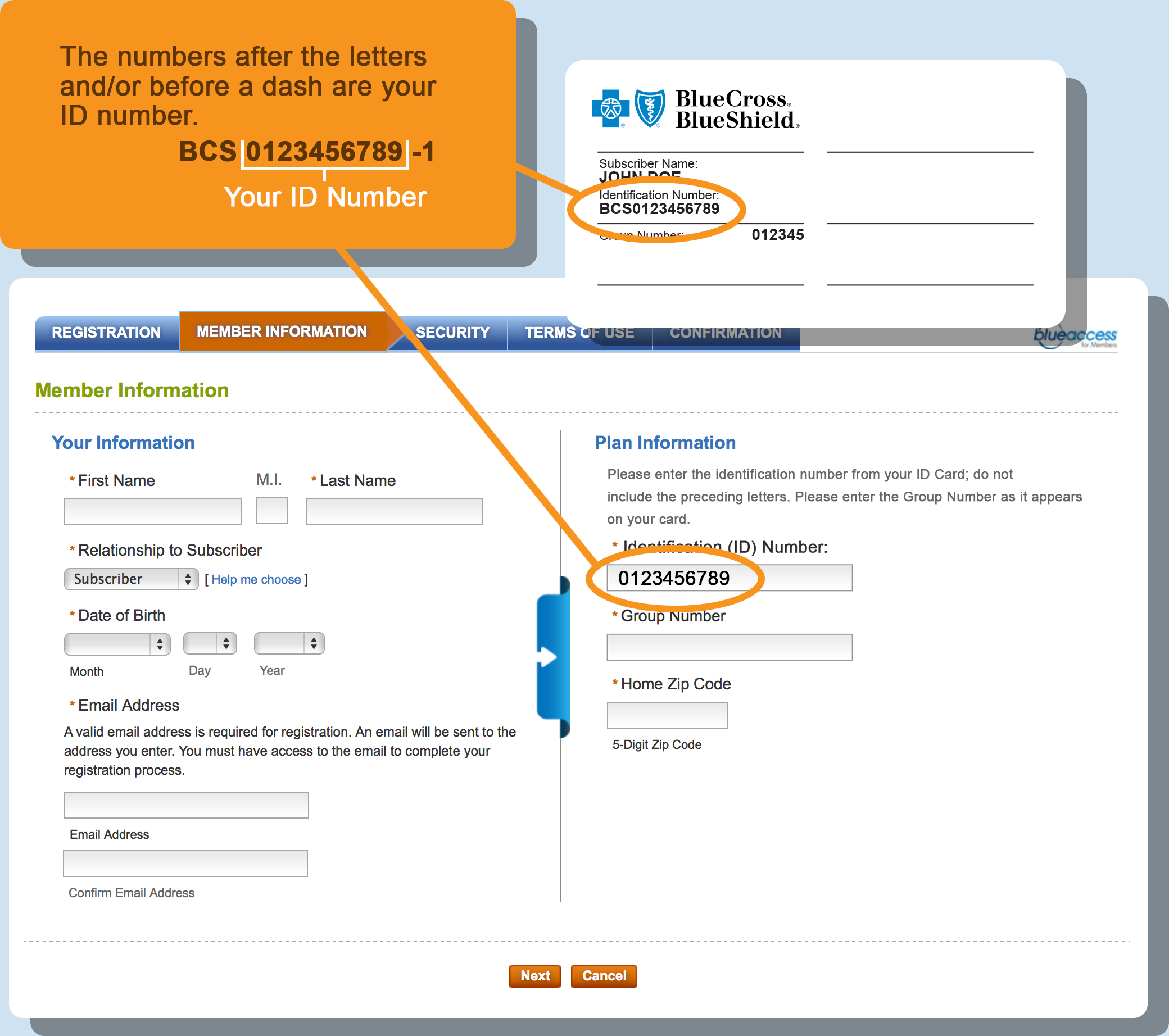 Register For Blue Access For Members Blue Cross And Blue Shield Of 